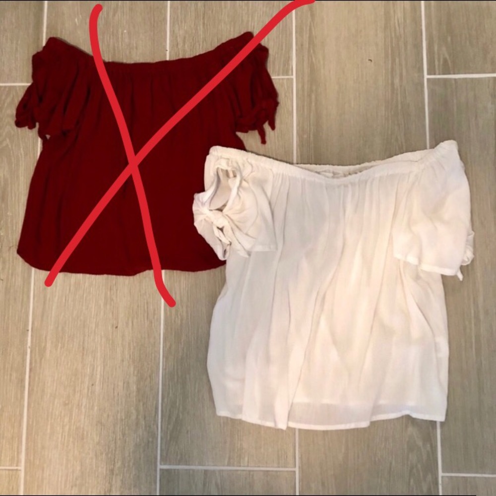 Off the shoulder top